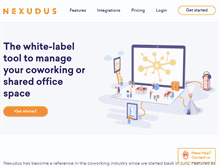 Tablet Screenshot of nexudus.com